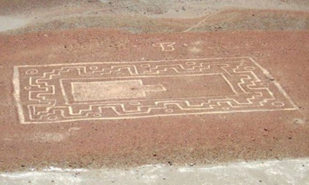 Wari Tapestry, in Peru